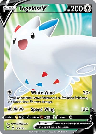 Togekiss V (Full Art) SWSH04: Vivid Voltage Pokemon card