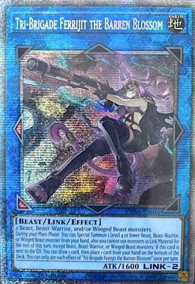 Tri Brigade Ferrijit the Barren Blossom Starlight Rare Phantom Rage Yu-Gi-Oh! card