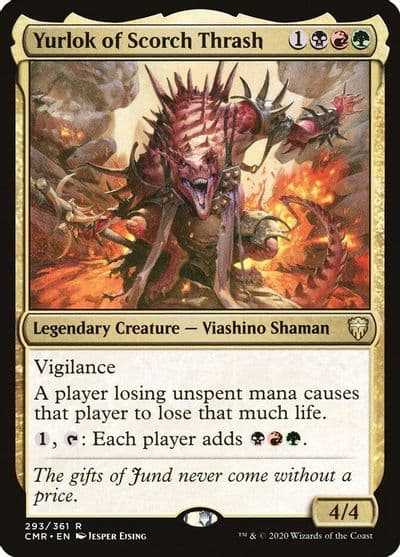 Yurlok of Scorch Thrash Commander Legends Magic card