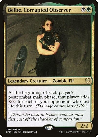 Belbe Corrupted Observer Commander Legends Magic card