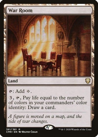 War Room Commander Legends Magic card