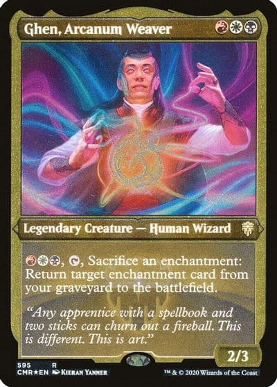 Ghen Arcanum Weaver Foil Etched Commander Legends Magic card