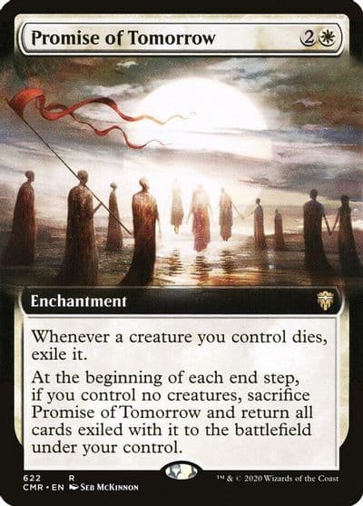 Promise of Tomorrow Extended Art Commander Legends Magic card
