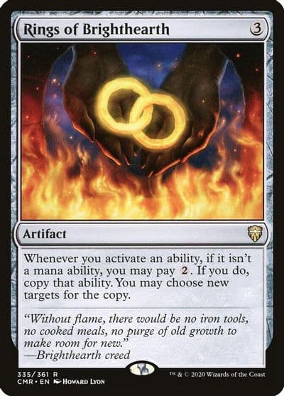 Rings of Brighthearth Commander Legends Magic card