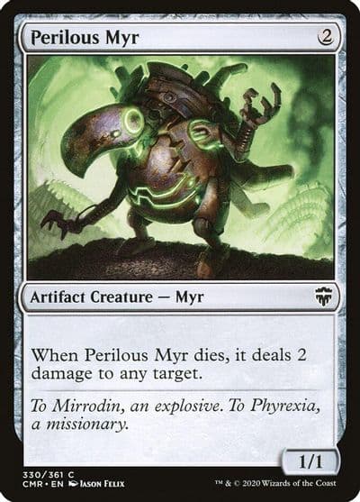 Perilous Myr Commander Legends Magic card