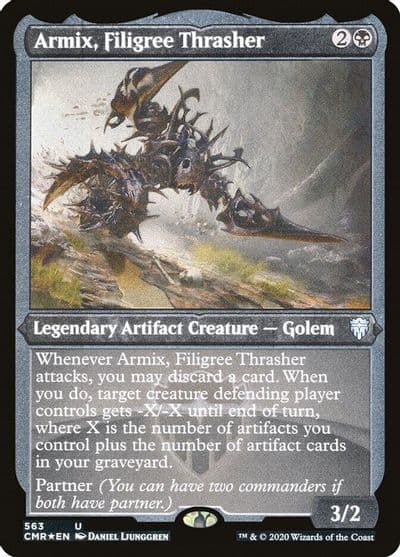 Armix Filigree Thrasher Foil Etched Commander Legends Magic card
