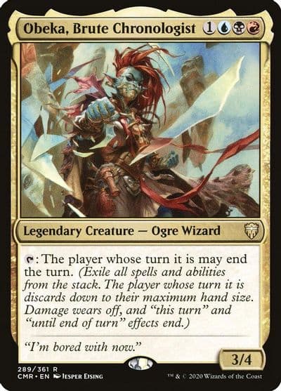 Obeka Brute Chronologist Commander Legends Magic card