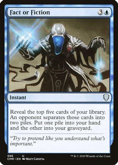Fact or Fiction Commander Legends Magic card