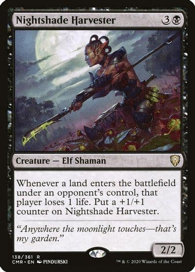 Nightshade Harvester Commander Legends Magic card