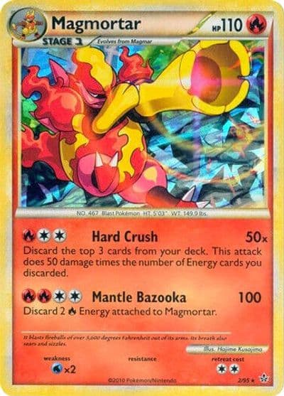 Magmortar (Cracked Ice Holo) Miscellaneous Cards & Products Pokemon card