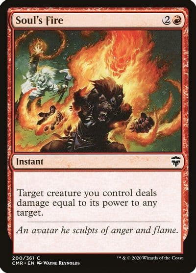 Souls Fire Commander Legends Magic card