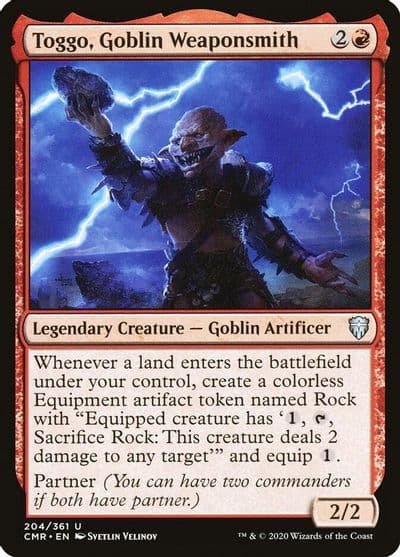 Toggo Goblin Weaponsmith Commander Legends Magic card