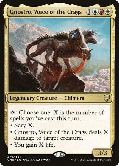 Gnostro Voice of the Crags Commander Legends Magic card