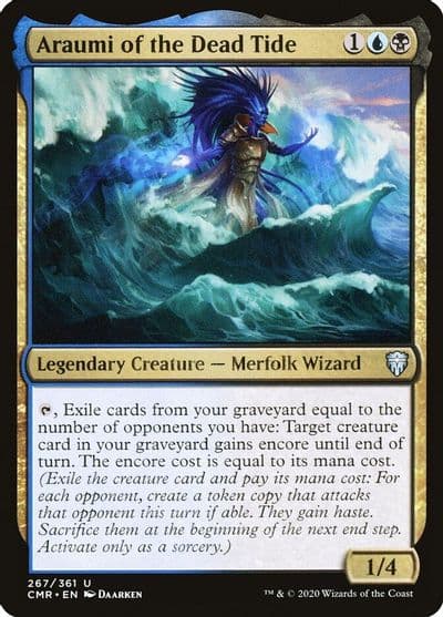 Araumi of the Dead Tide Commander Legends Magic card