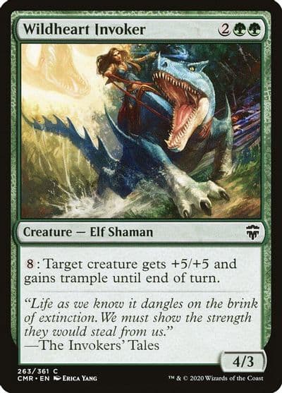 Wildheart Invoker Commander Legends Magic card
