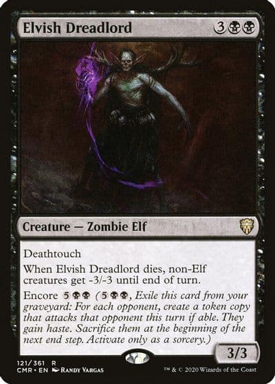 Elvish Dreadlord Commander Legends Magic card