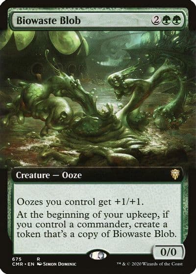 Biowaste Blob Extended Art Commander Legends Magic card