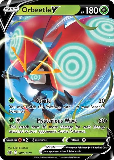 Orbeetle V - SWSH078 SWSH: Sword & Shield Promo Cards Pokemon card