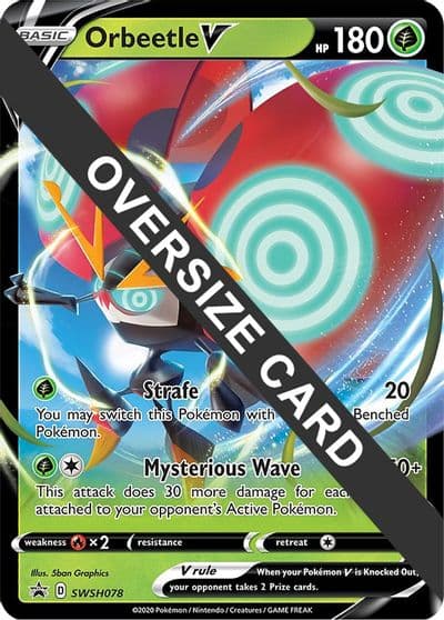 Orbeetle V - SWSH078 Jumbo Cards Pokemon card