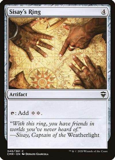 Sisays Ring Commander Legends Magic card