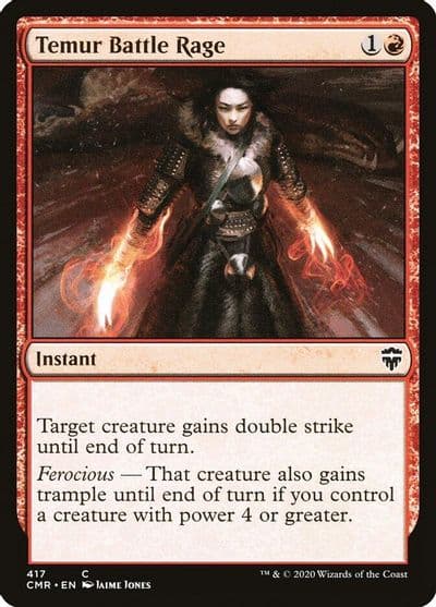 Temur Battle Rage Commander Legends Magic card