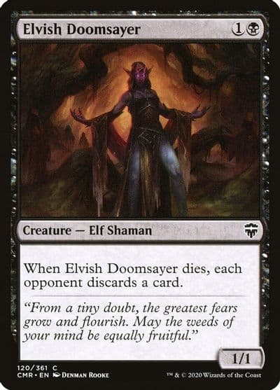 Elvish Doomsayer Commander Legends Magic card