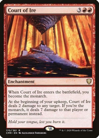 Court of Ire Commander Legends Magic card