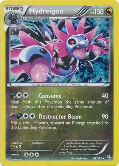 Hydreigon (Cosmos Holo) Blister Exclusives Pokemon card