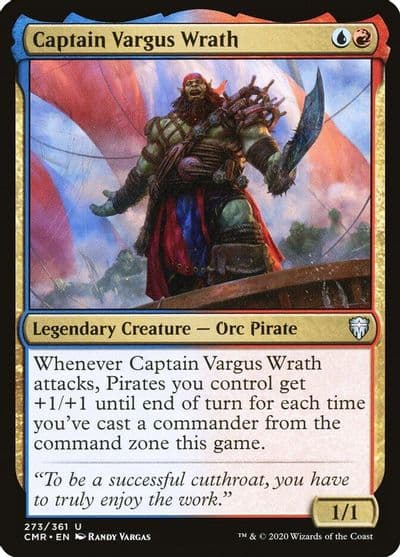 Captain Vargus Wrath Commander Legends Magic card