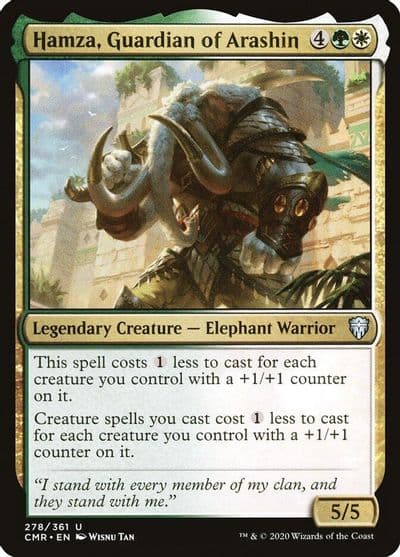 Hamza Guardian of Arashin Commander Legends Magic card