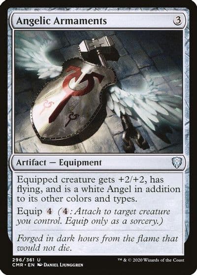 Angelic Armaments Commander Legends Magic card