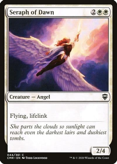Seraph of Dawn Commander Legends Magic card