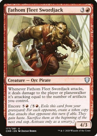Fathom Fleet Swordjack Commander Legends Magic card