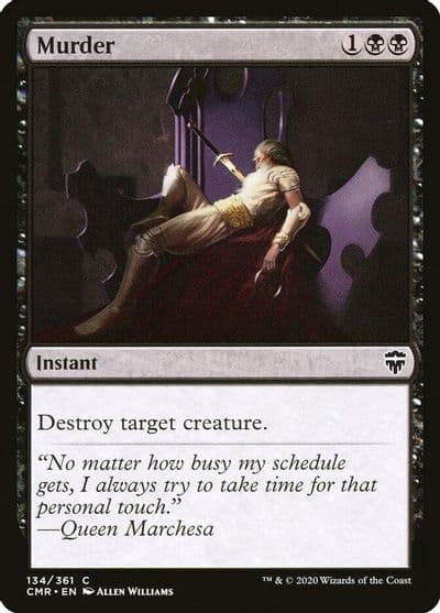 Murder Commander Legends Magic card