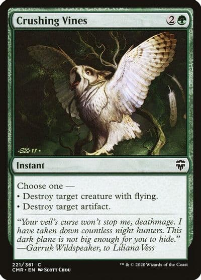 Crushing Vines Commander Legends Magic card