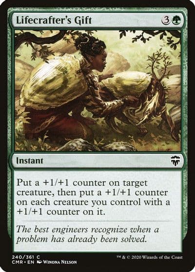 Lifecrafters Gift Commander Legends Magic card