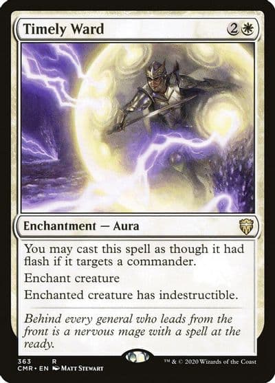 Timely Ward Commander Legends Magic card