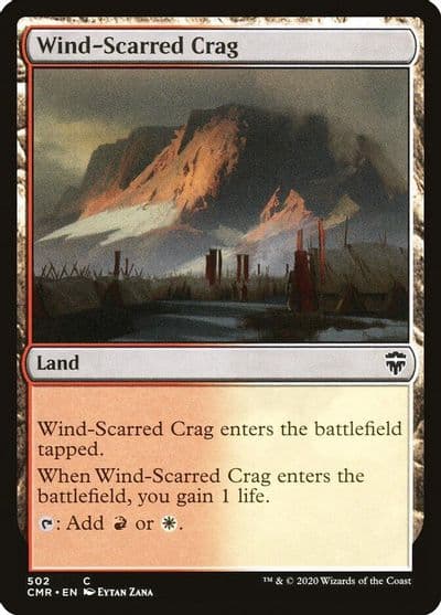 Wind Scarred Crag Commander Legends Magic card