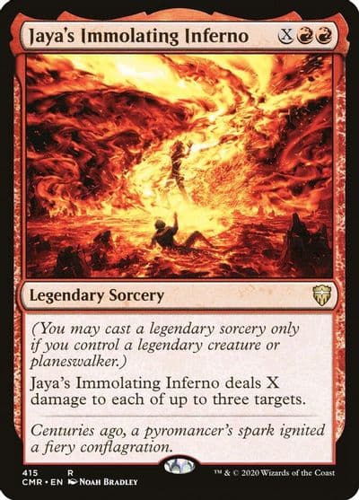 Jayas Immolating Inferno Commander Legends Magic card