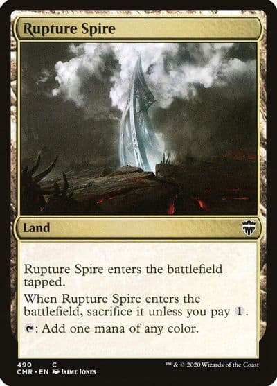 Rupture Spire 490 Commander Legends Magic card