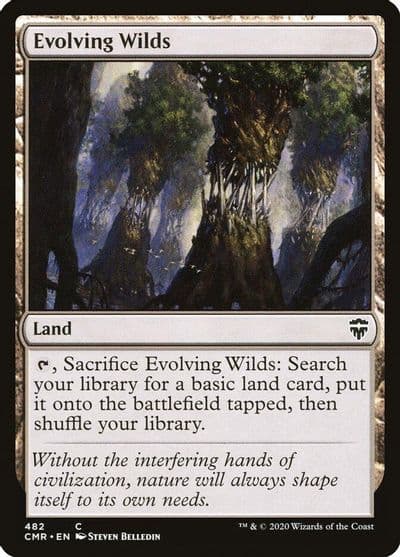 Evolving Wilds Commander Legends Magic card