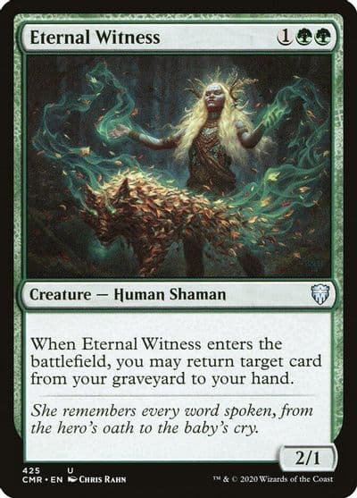 Eternal Witness Commander Legends Magic card