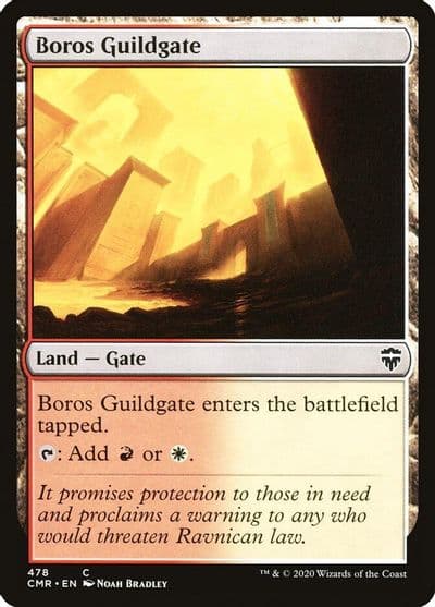 Boros Guildgate Commander Legends Magic card