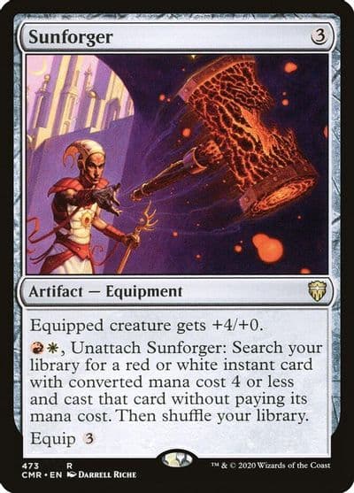 Sunforger Commander Legends Magic card
