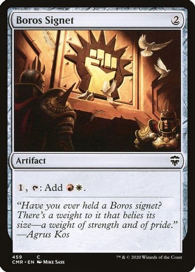Boros Signet Commander Legends Magic card