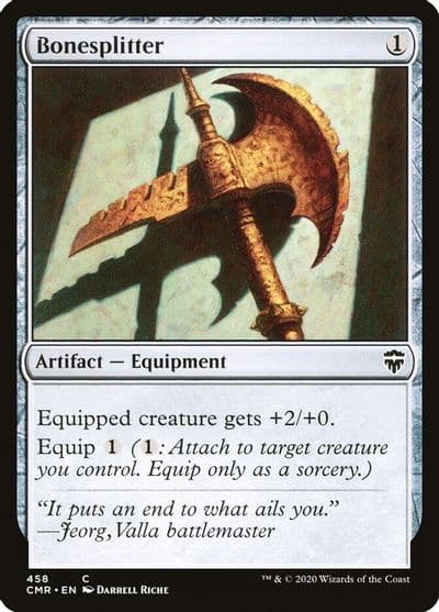 Bonesplitter Commander Legends Magic card