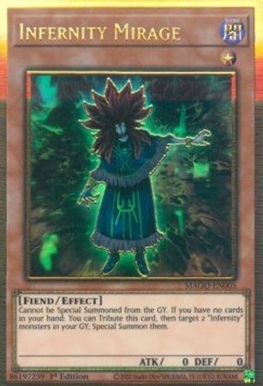 Infernity Mirage Maximum Gold Yu-Gi-Oh! card