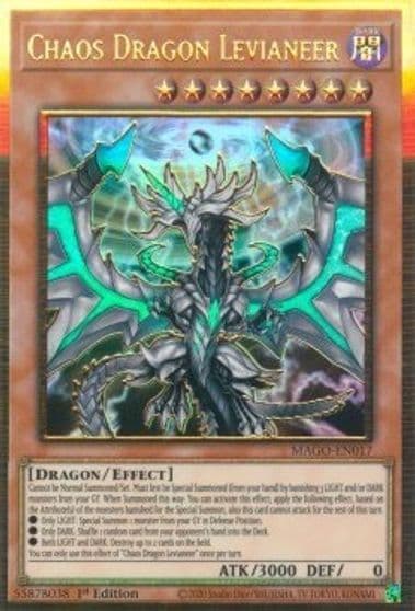 Chaos Dragon Levianeer Maximum Gold Yu-Gi-Oh! card
