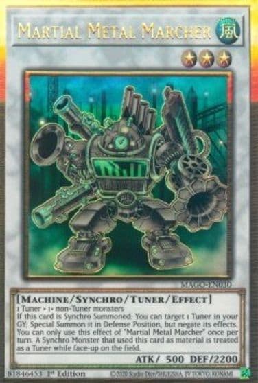 Martial Metal Marcher Maximum Gold Yu-Gi-Oh! card