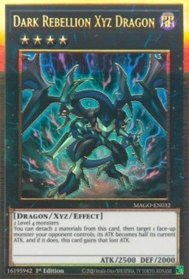 Dark Rebellion Xyz Dragon Maximum Gold Yu-Gi-Oh! card